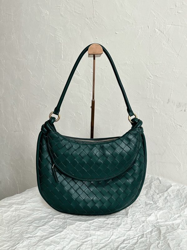 Réplique sac Bottega Veneta Gemelli moyen en Vert Émeraude – Image 5