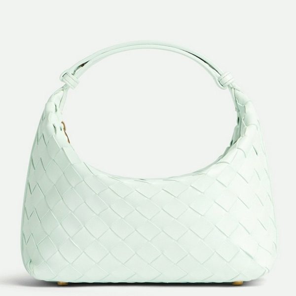 Fausse Bottega Veneta Mini Wallace Bag en Glacier