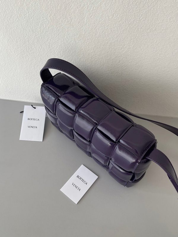 Réplique Sac Bottega Veneta Padded Cassette en Violet – Image 9