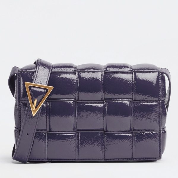 Réplique Sac Bottega Veneta Padded Cassette en Violet