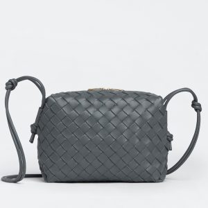 Réplique Petit Sac Bottega Veneta Loop en Gris