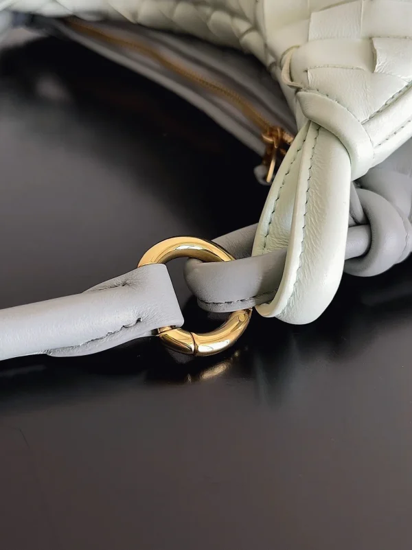 Faux petit sac Bottega Veneta Gemelli en Gris/Glacier – Image 7