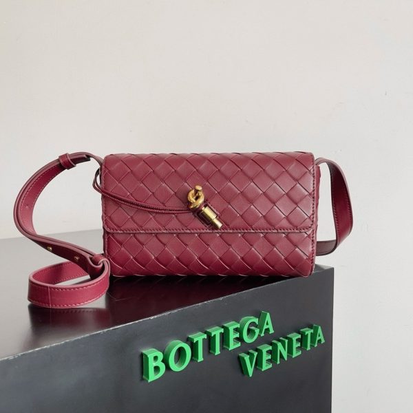 Faux mini sac Bottega Veneta Andiamo Cross-Body en Fondant – Image 8