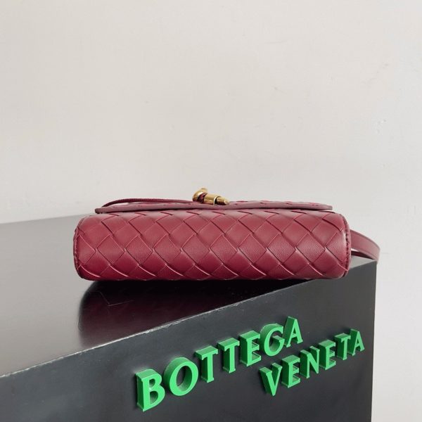 Faux mini sac Bottega Veneta Andiamo Cross-Body en Fondant – Image 6