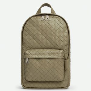 Contrefaçon Bottega Veneta Small Backpack en Taupe