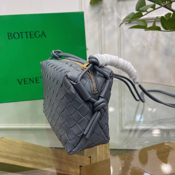 Réplique Petit Sac Bottega Veneta Loop en Gris – Image 2