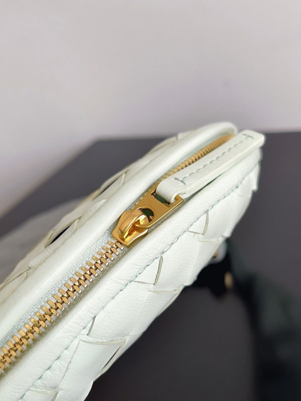 Faux petit sac Bottega Veneta Gemelli en Gris/Glacier – Image 3