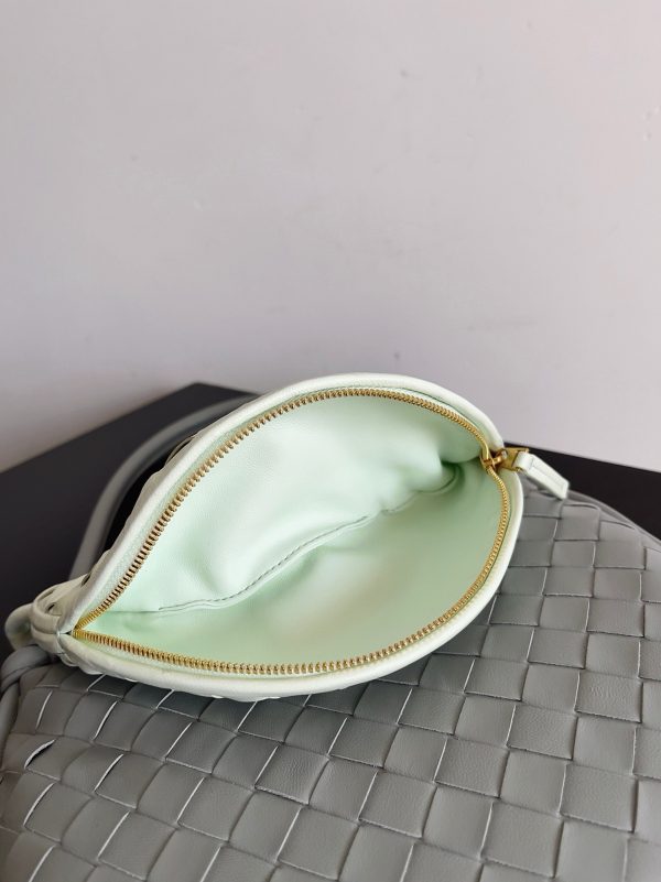 Faux petit sac Bottega Veneta Gemelli en Gris/Glacier – Image 2