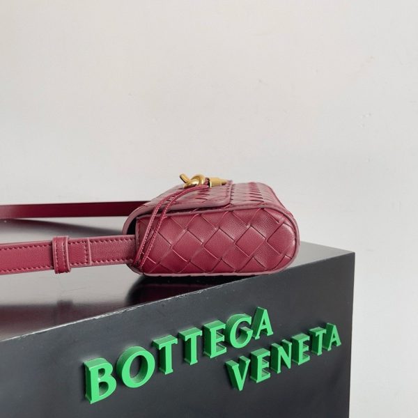 Faux mini sac Bottega Veneta Andiamo Cross-Body en Fondant – Image 2
