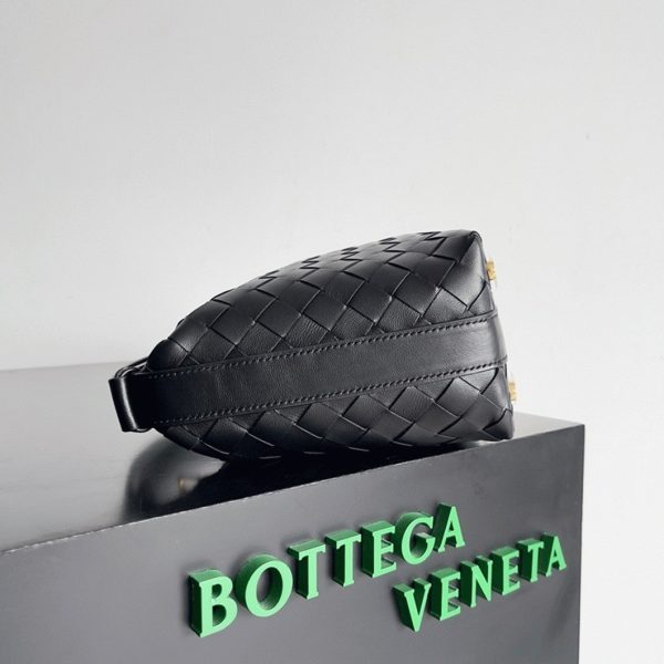 Contrefaçon Bottega Veneta Mini Wallace Bag en Noir – Image 2