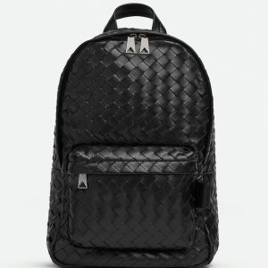 Fausse Bottega Veneta Small Backpack en Noir