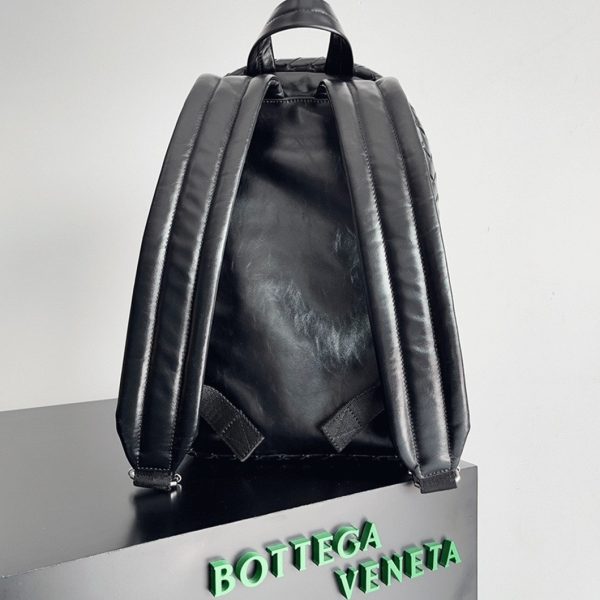 Fausse Bottega Veneta Small Backpack en Noir – Image 3