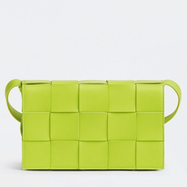 Fausse Bottega Veneta Cassett en Acid Kiwi