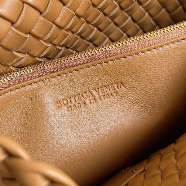 Réplique Bottega Veneta Cobble Small Bag en Caramel – Image 7