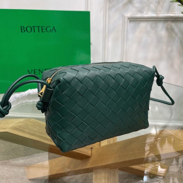 Contrefaçon Petit Sac Bottega Veneta Loop en Raintree – Image 4