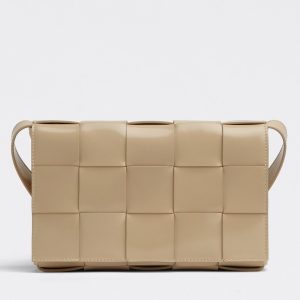 Réplique du sac Bottega Veneta Cassette en Porridge