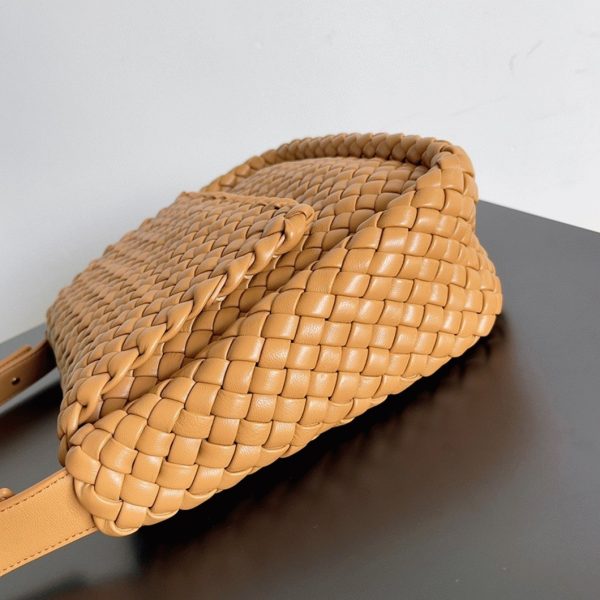 Réplique Bottega Veneta Cobble Small Bag en Caramel – Image 5
