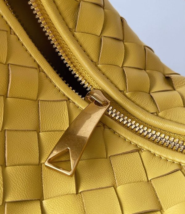 Contrefaçon Mini Sac Bottega Veneta BV Jodie en Jaune – Image 7