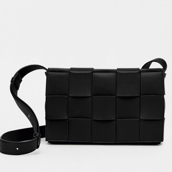 Fausse Bottega Veneta Cassette en noir