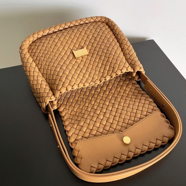 Réplique Bottega Veneta Cobble Small Bag en Caramel – Image 2