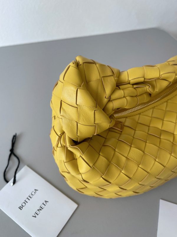 Contrefaçon Mini Sac Bottega Veneta BV Jodie en Jaune – Image 3