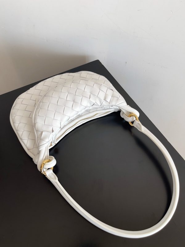 Contrefaçon petit sac Bottega Veneta Gemelli en Blanc – Image 2
