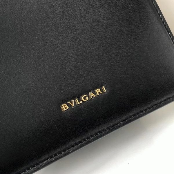 Petit sac bandoulière Bvlgari Serpenti Forever avec chaîne noir – Image 6