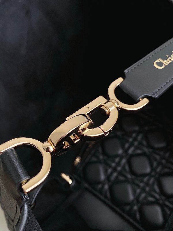 Réplique Grand Sac Toujours Dior en veau macrocannage noir – Image 3