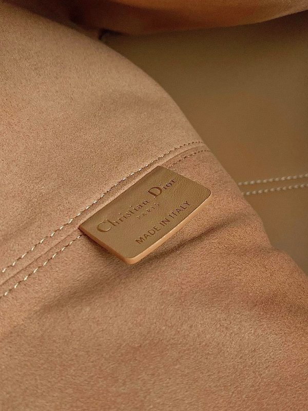 Fausse Grand Sac Toujours Dior en veau macrocannage brun – Image 7
