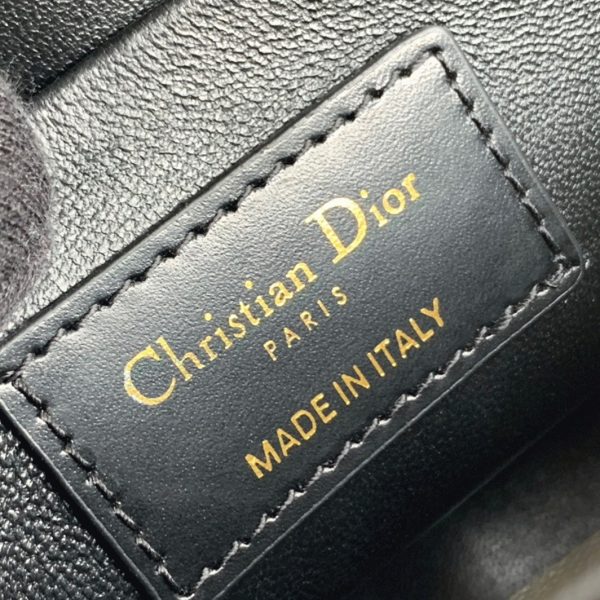 Réplique Sac Dior 30 Montaigne Box en veau box noir – Image 6