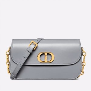 Réplique Sac Dior 30 Montaigne Avenue en veau box gris