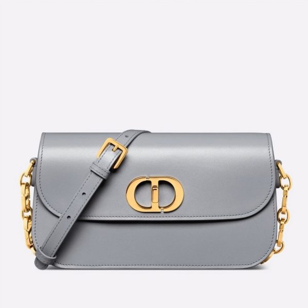 Réplique Sac Dior 30 Montaigne Avenue en veau box gris