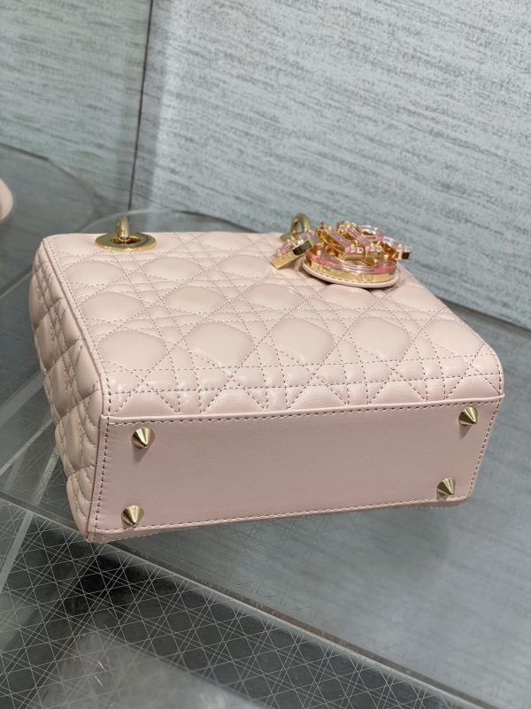 Fausse Petit Sac Lady Dior en rose – Image 8