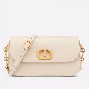 Réplique Sac Dior 30 Montaigne Avenue en veau box blanc