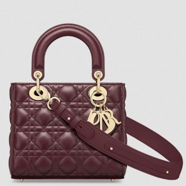 Fausse Petit Sac Lady Dior My ABCDior en bordeaux