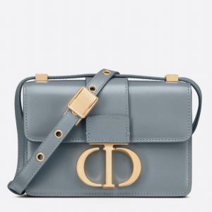 Contrefaçon Micro Sac Dior 30 Montaigne en veau box gris