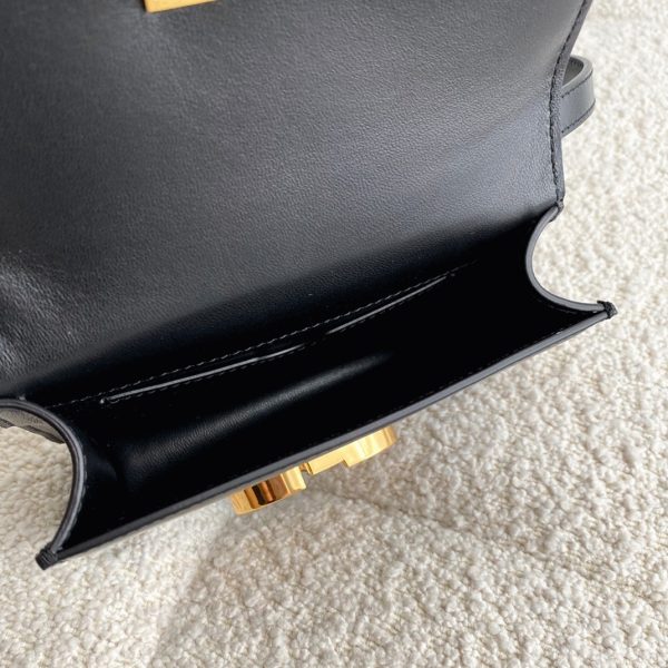 Fausse Micro Sac Dior 30 Montaigne en veau box noir – Image 4