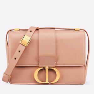 Contrefaçon Sac Dior 30 Montaigne Medium en veau box poudre