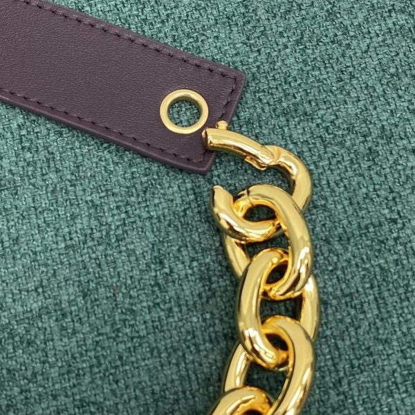 Faux sac banane Bottega Veneta The Pouch en Raisin – Image 6