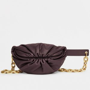 Faux sac banane Bottega Veneta The Pouch en Raisin