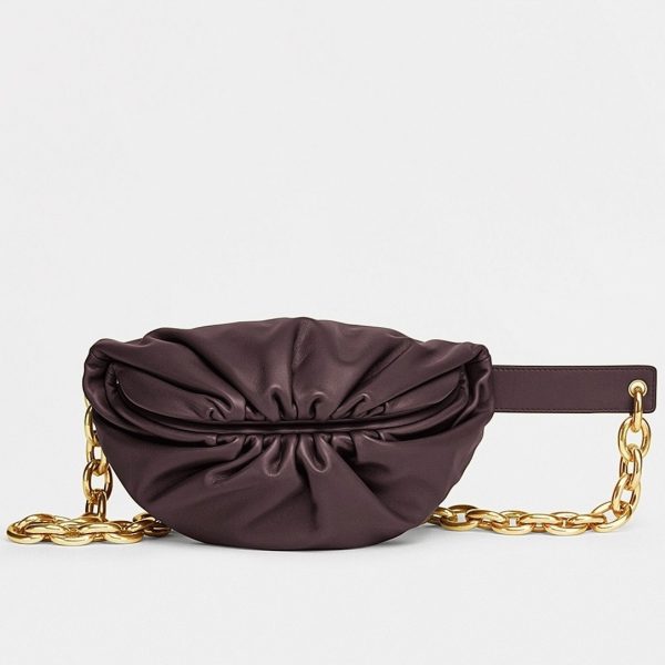 Faux sac banane Bottega Veneta The Pouch en Raisin