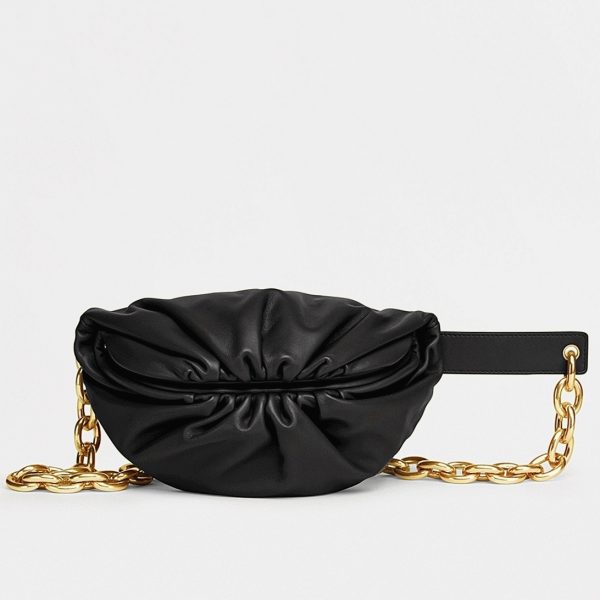 Faux sac banane Bottega Veneta The Pouch en Noir