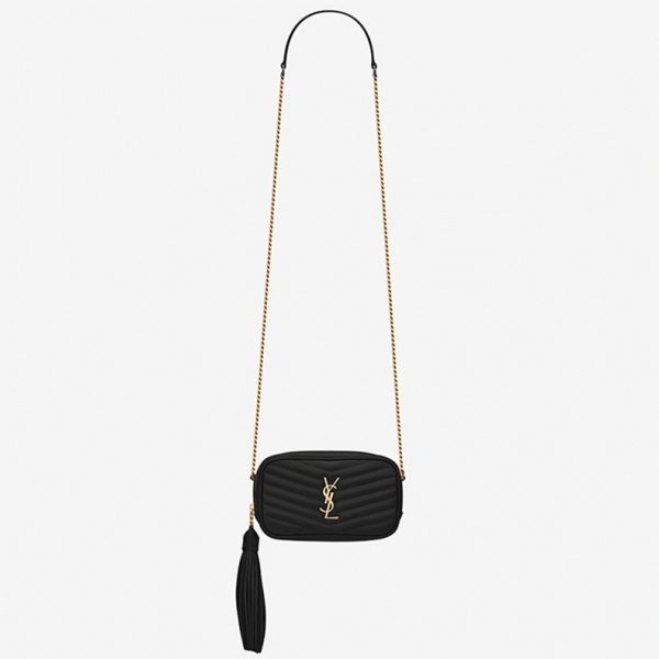 Contrefaçon Sac Saint Laurent Lou Mini en Noir