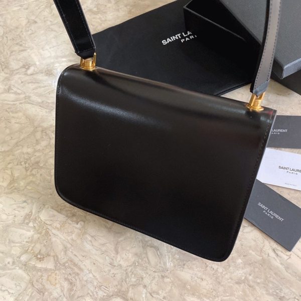Fausse Sacoche Saint Laurent Le Carré à Bandoulière en Noir – Image 11