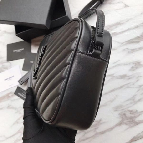 Imitation Sac Saint Laurent Lou Camera en Noir – Image 4