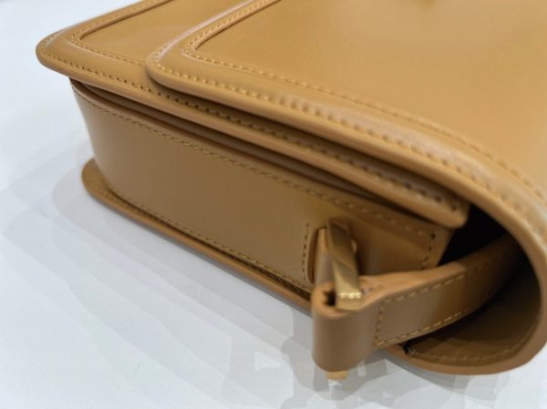 Sac Saint Laurent Solferino Medium en Cuir de Veau Camel – Image 10