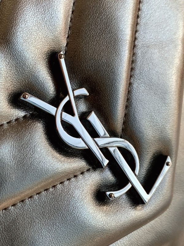 Réplique Sac Saint Laurent LouLou Small à Chaîne en Noir Intégral – Image 4