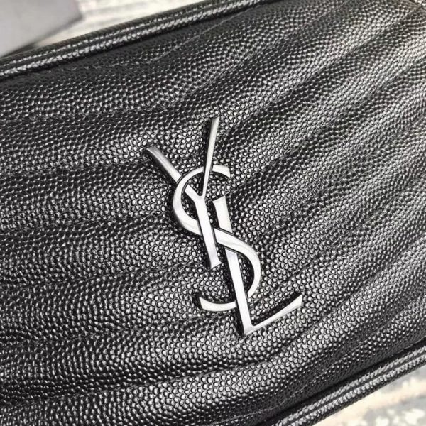 Réplique Sac Saint Laurent Lou Mini en Noir – Image 7
