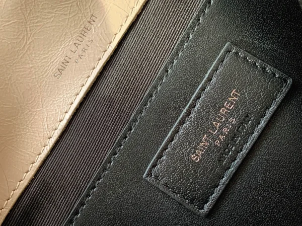 Réplique Sac Saint Laurent Niki Baby à Chaîne en Beige – Image 2