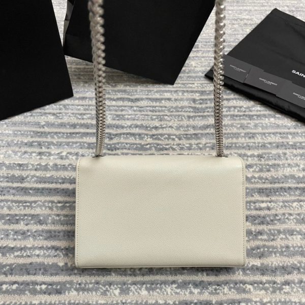 Réplique Sac Saint Laurent Kate Small à Chaîne en Ivoire – Image 8
